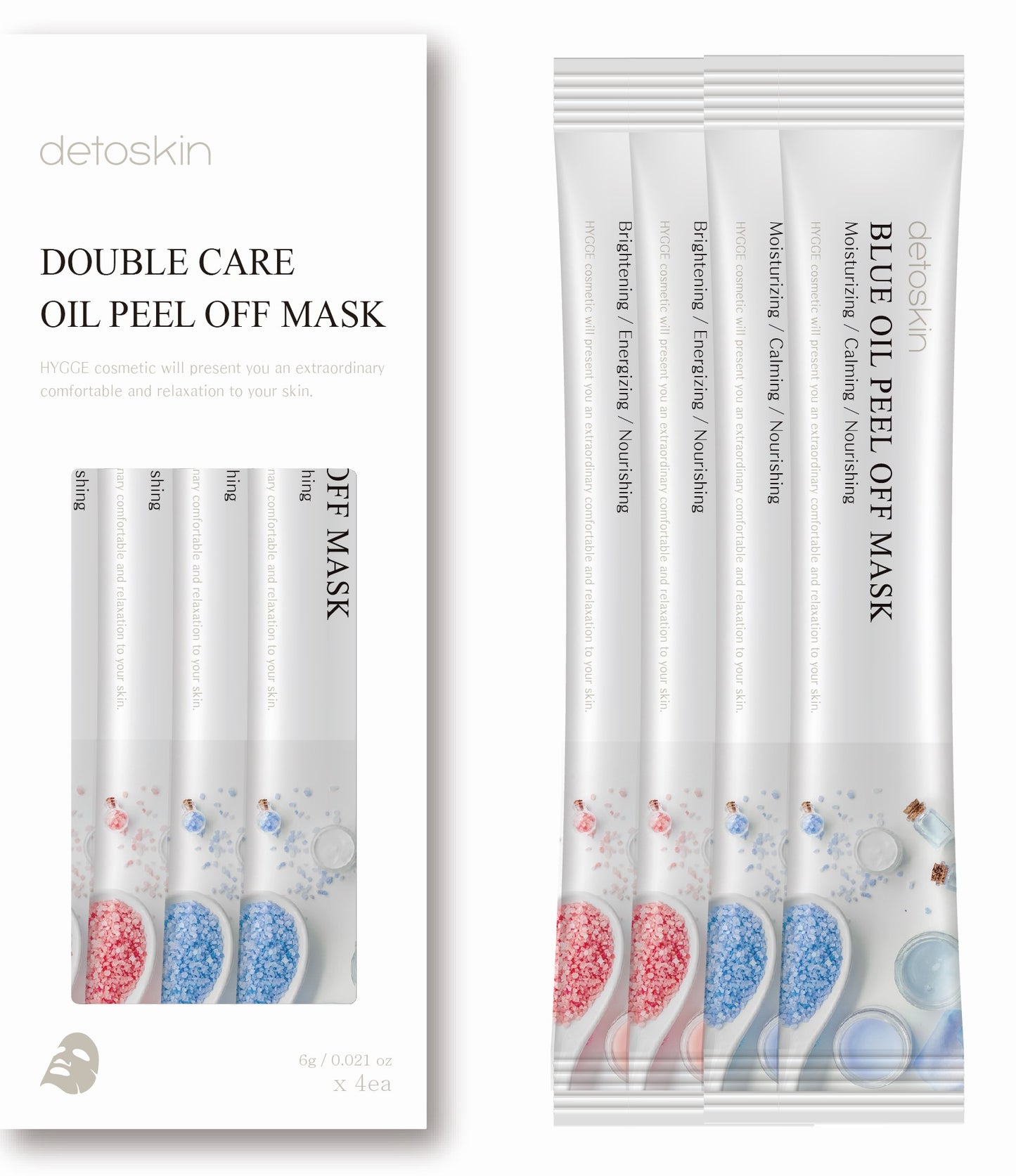 DETOSKIN DOUBLE CARE Lehúzható Maszk