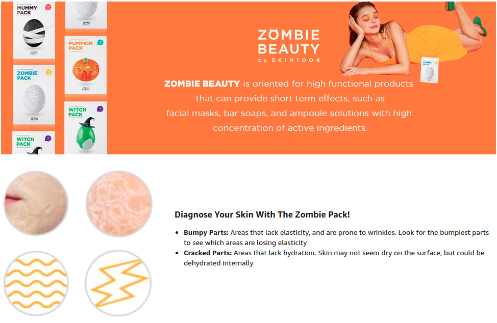 SKIN1004 ZOMBIE Mask & ACTIVATOR KIT