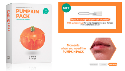 SKIN1004 PUMPKIN Éjszakai Maszk Szett