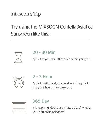 MIXSOON Centella Asiatica Sunscreen
