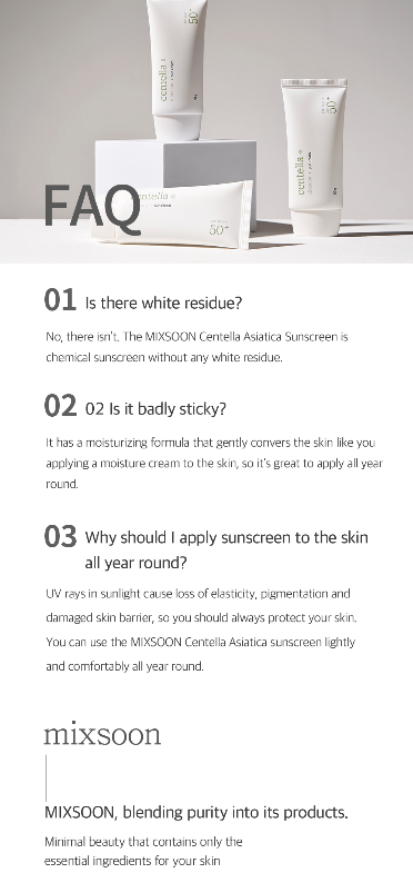 MIXSOON Centella Asiatica Sunscreen